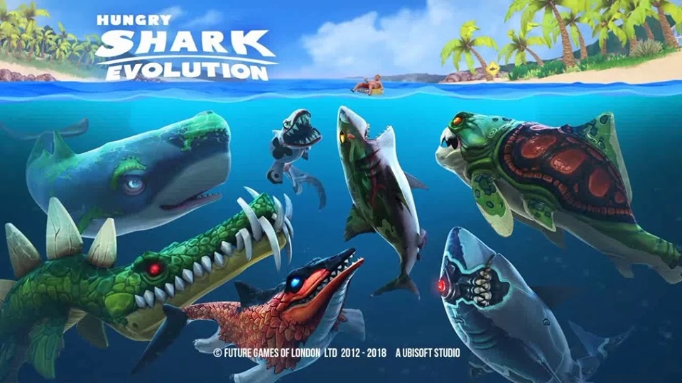 Hack Hungry Shark Evolution Mod Full tiền