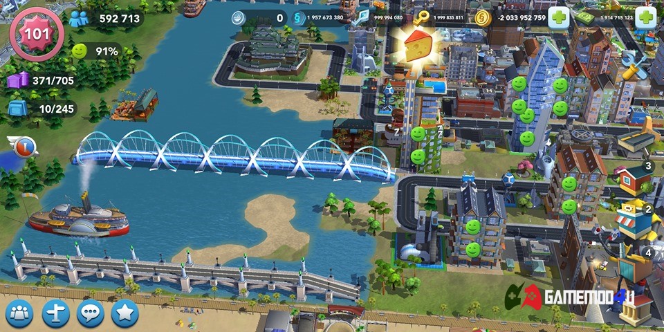 hack SimCity BuildIt mod full tiền