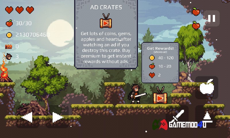 Apple Knight: Action Platformer APK + Mod 2.3.4 - Download Free for Android