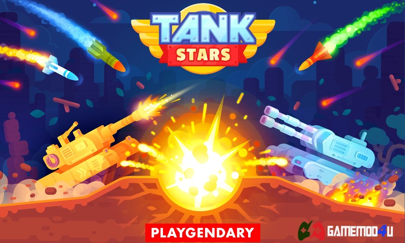 Tank Stars Hack Full tiền và kim cương