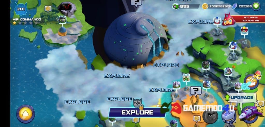 Đã test tựa game Angry Birds Transformers mod full tiền