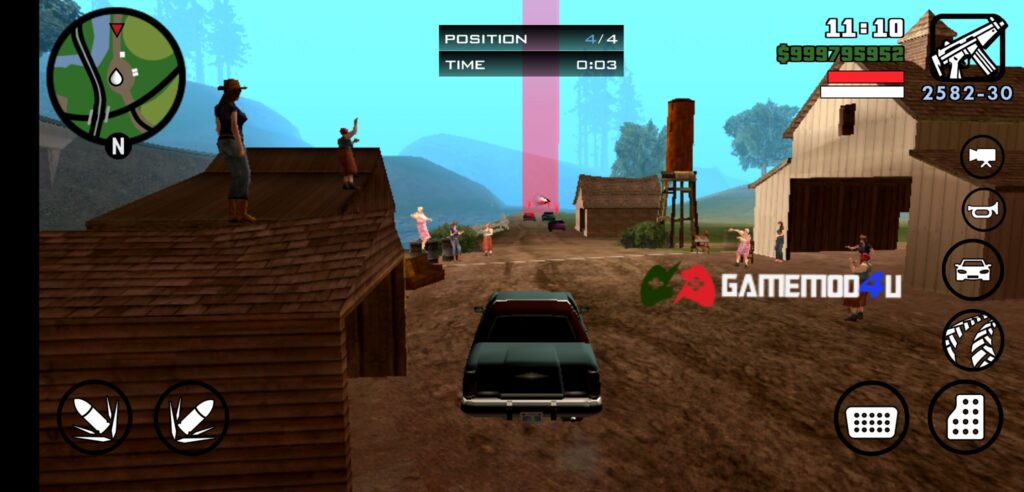 Đã test game Grand Theft Auto San Andreas mod full tiền