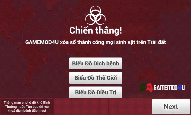 Đã test bản Plague Inc mod apk full việt hóa