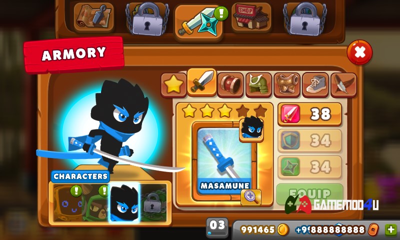 Ninja Dash MOD APK 1.8.8 (Unlimited Money) for Android