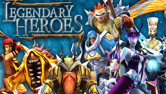 Legendary Heroes MOBA Mod Full tiền cho điện thoại Android