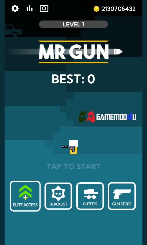 Đã test game Mr Gun mod full tiền