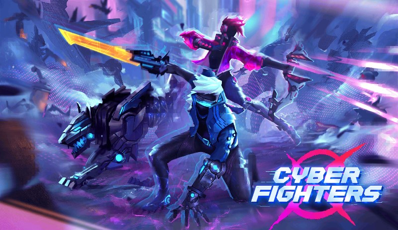 Cyber Fighters Mod Full tiền cho điện thoại Android