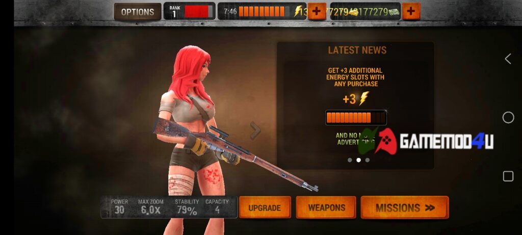 Đã chơi thử Zombie Hunter Sniper mod full tiền