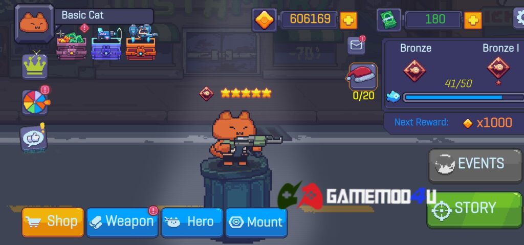 Đã test game Cat Gunner mod full tiền