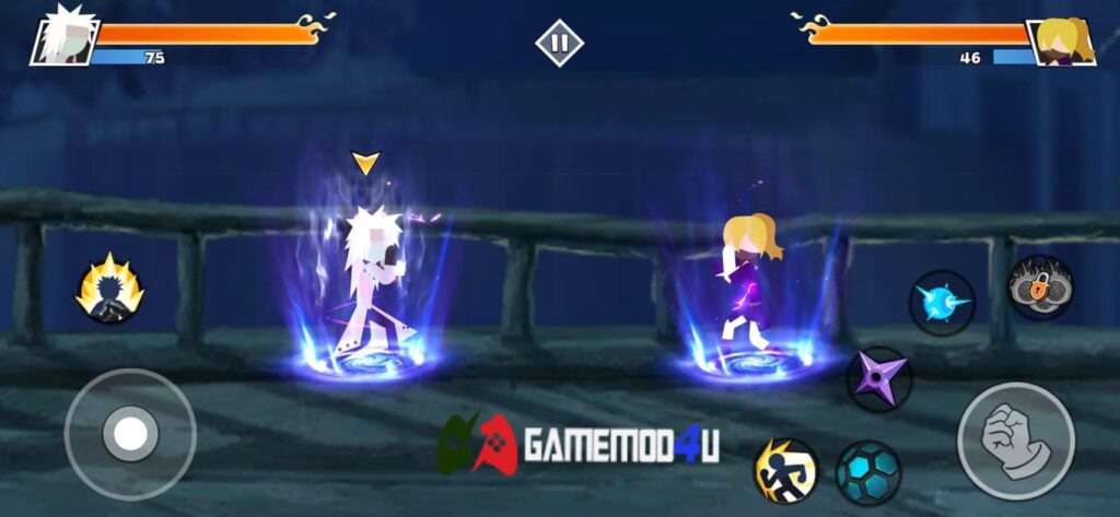 Gameplay của game Stickman Shinobi