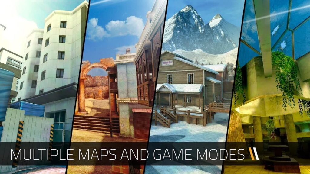 Nhiều map và chế độ chơi trong Forward Assault mod