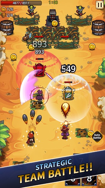 Chiến thuật chiến đấu trong game Wonder Knights PV mod