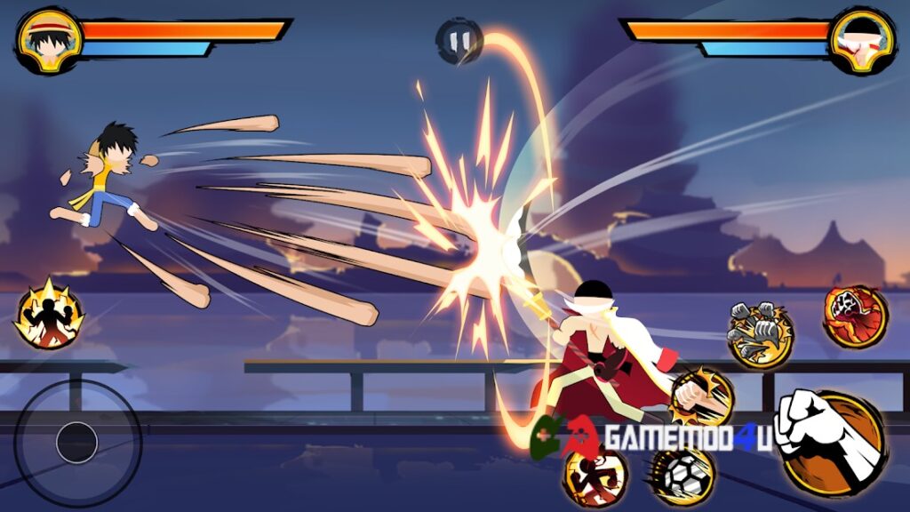 Hình ảnh trong game Stickman Pirates Fight mod